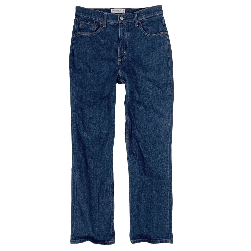 Abercrombie 90s Straight Jeans 29 Short S High Rise Minimalist Preppy Normcore